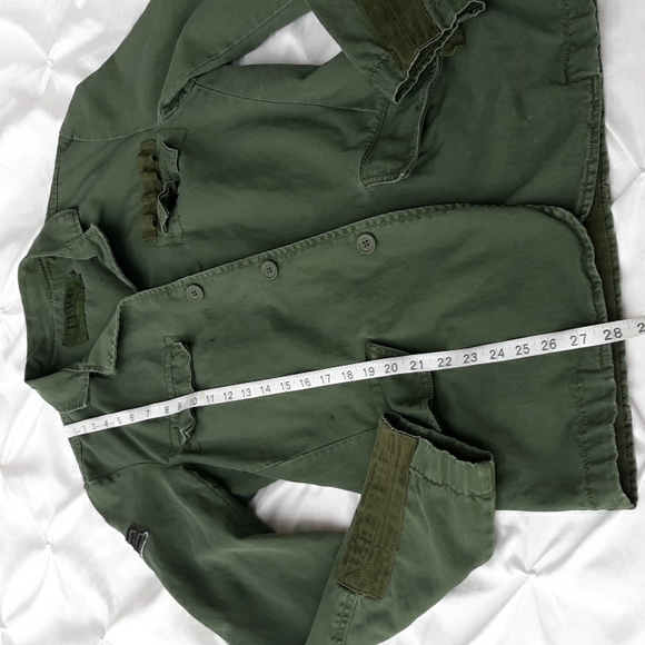 Tripp NYC Man Daang Goodman Sz S Green Military Utility Jacket - Picture 8 of 17